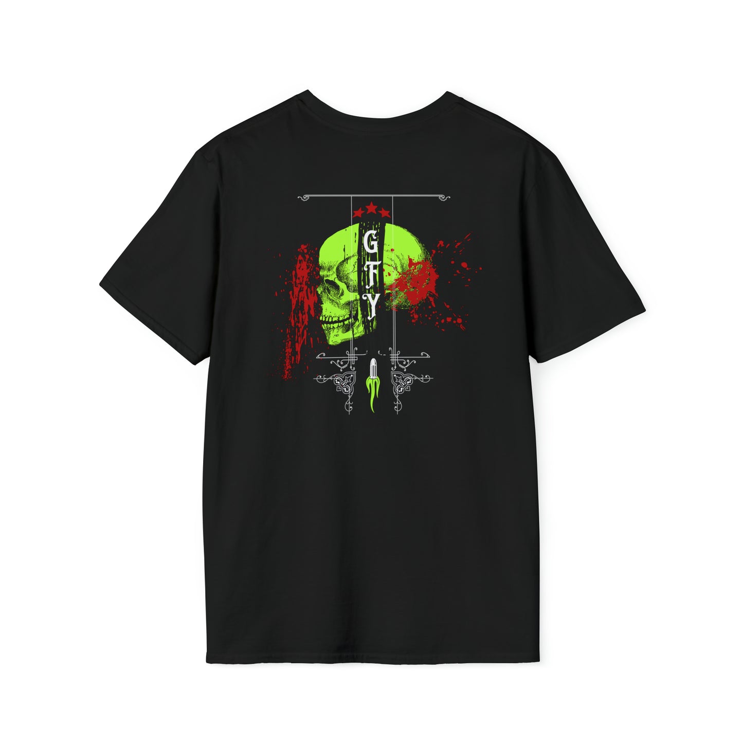 GFY ( Go Fuck Yourself ) front and back printed Unisex Softstyle T-Shirt