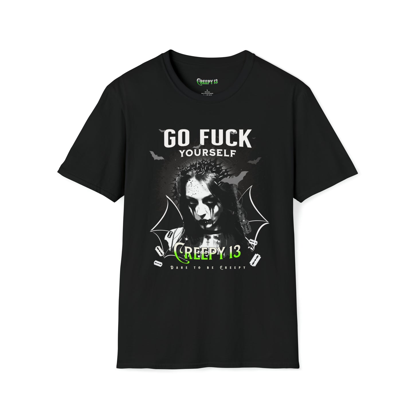 GFY ( Go Fuck Yourself ) front and back printed Unisex Softstyle T-Shirt