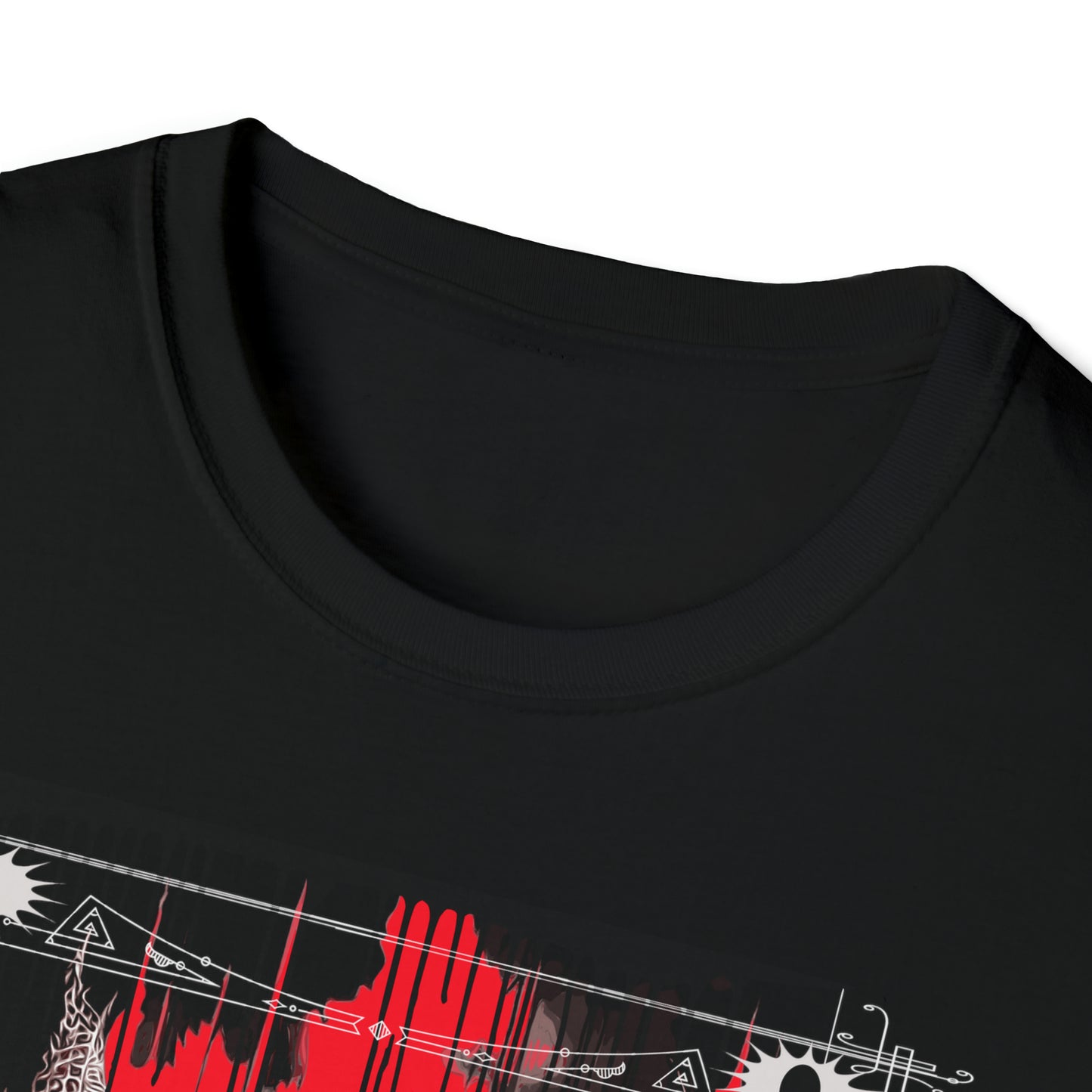 Goat (god of all tyrants)front and back printed Unisex Softstyle T-Shirt