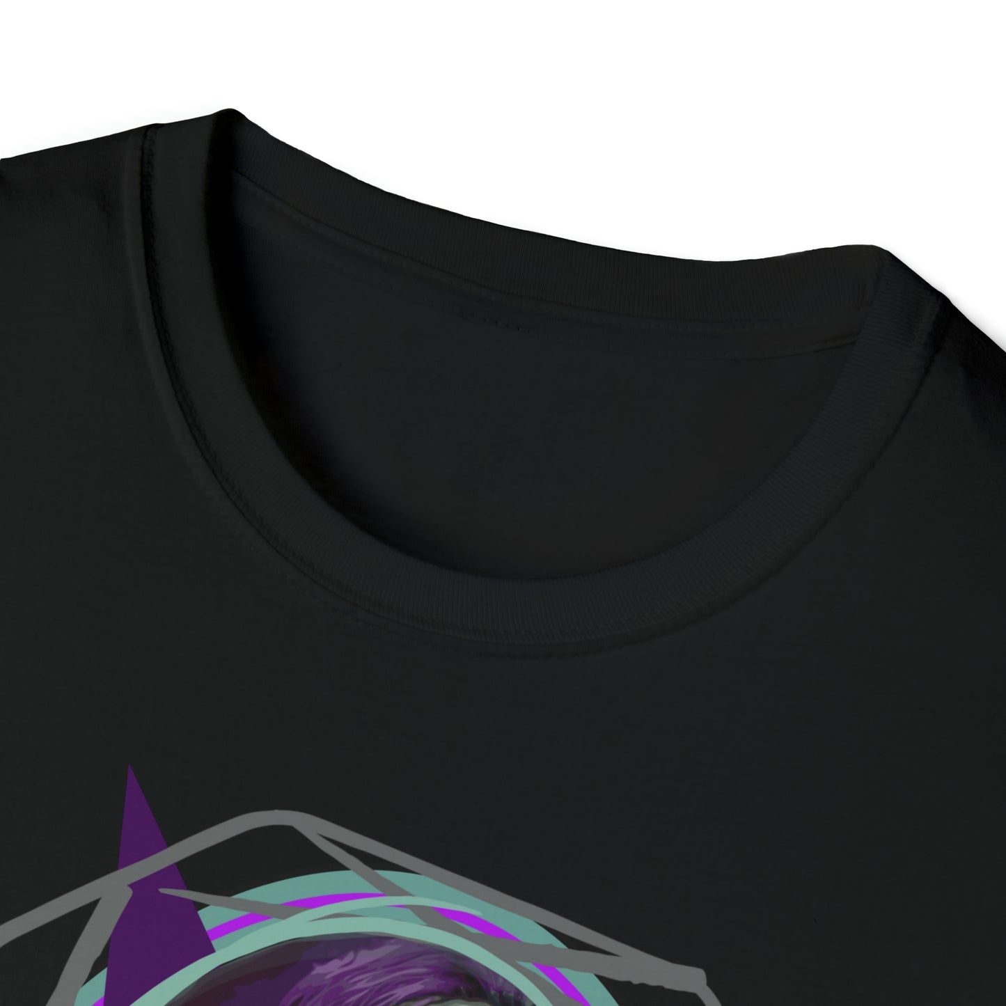 Mortua Mulier front and back printed Unisex Softstyle T-Shirt
