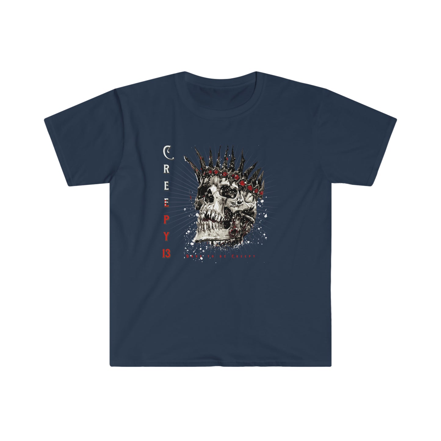 Skull Me front and back printed Unisex Softstyle T-Shirt