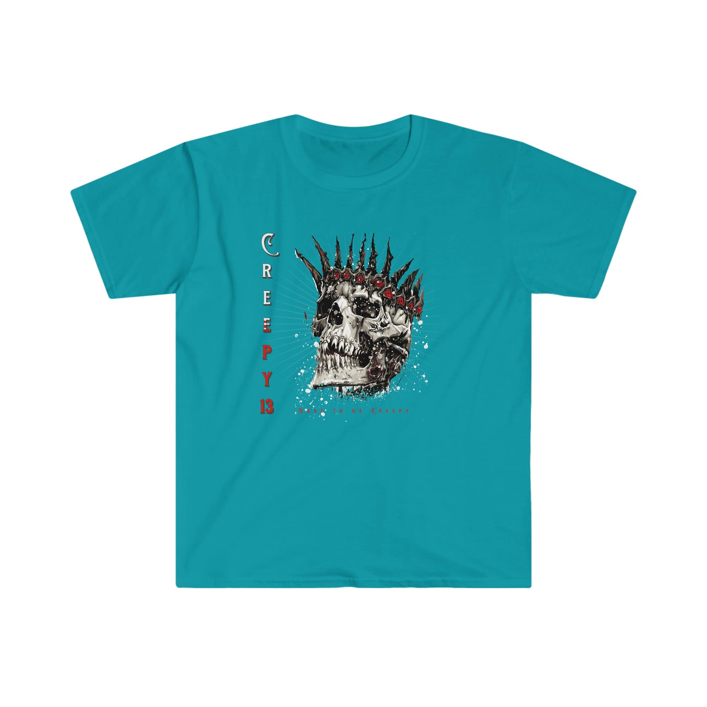Skull Me front and back printed Unisex Softstyle T-Shirt