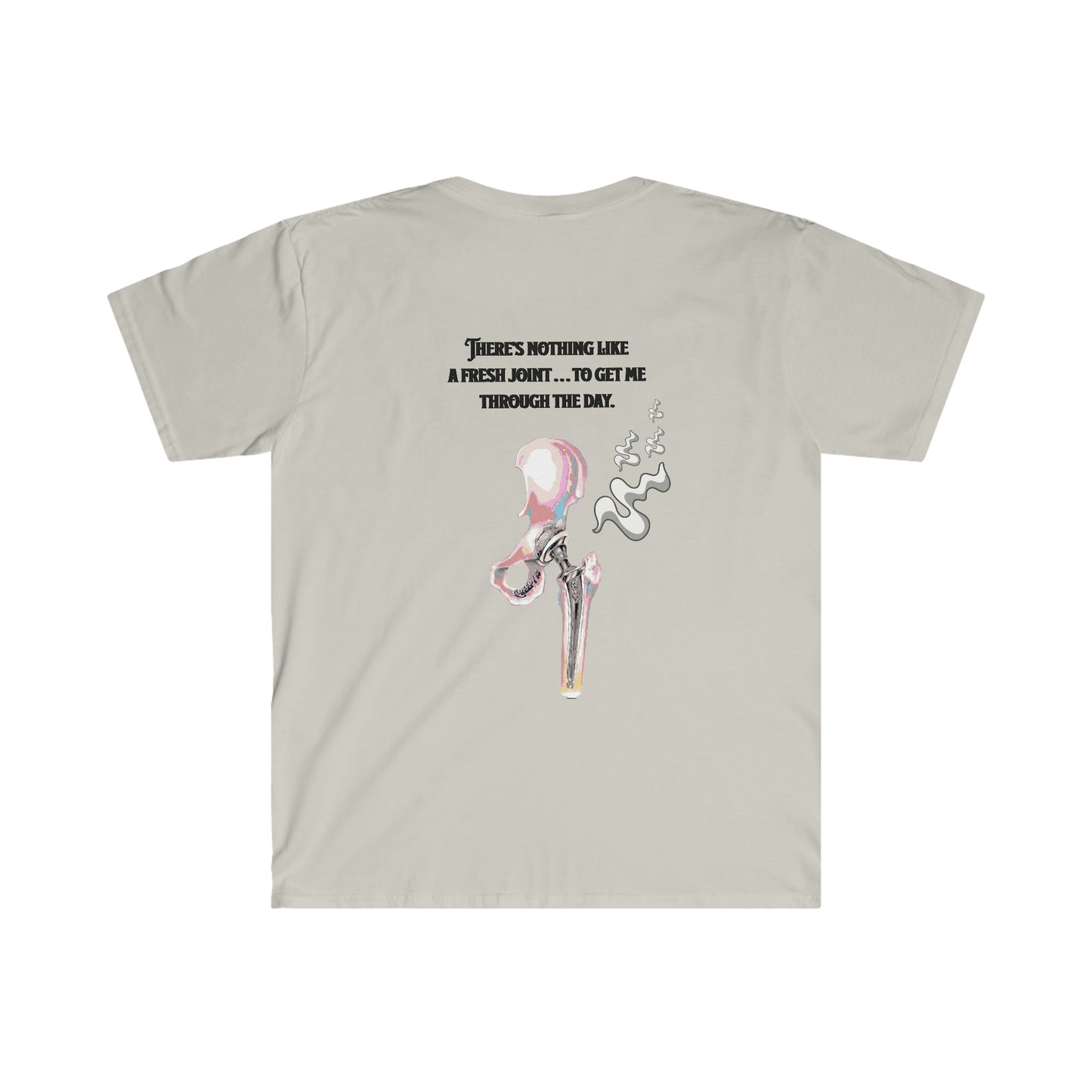 Hip Fresh Joint Front and back printed Unisex Softstyle T-Shirt