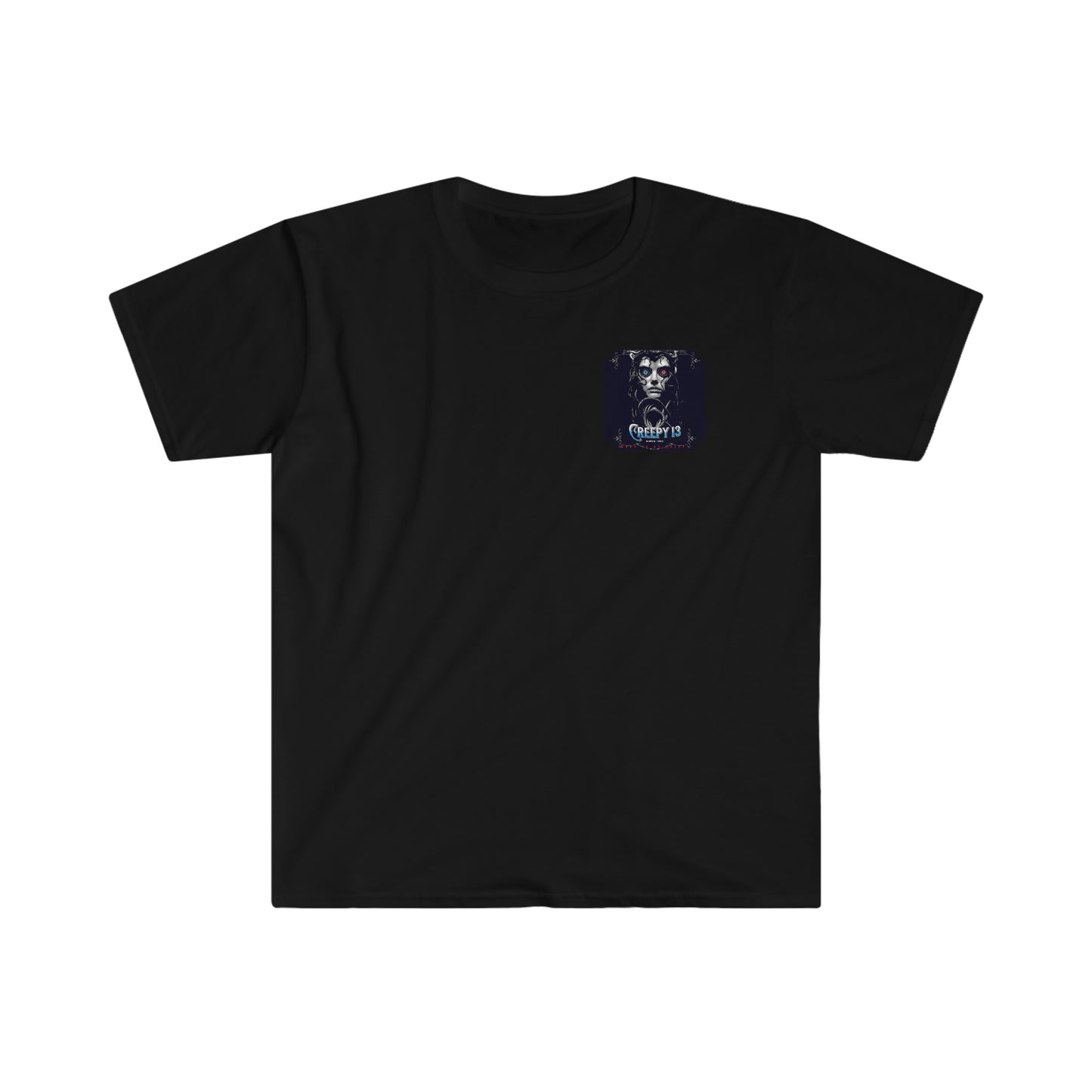 ( TENTA -THROAT ) Front and back printed Unisex Softstyle T-Shirt.