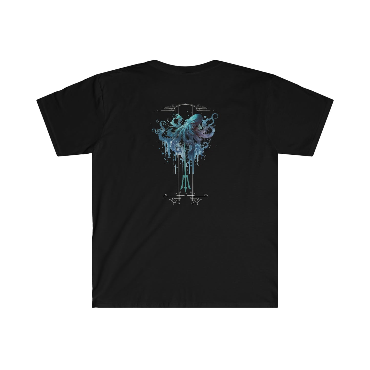 Sea Life front and back printed Unisex Softstyle T-Shirt