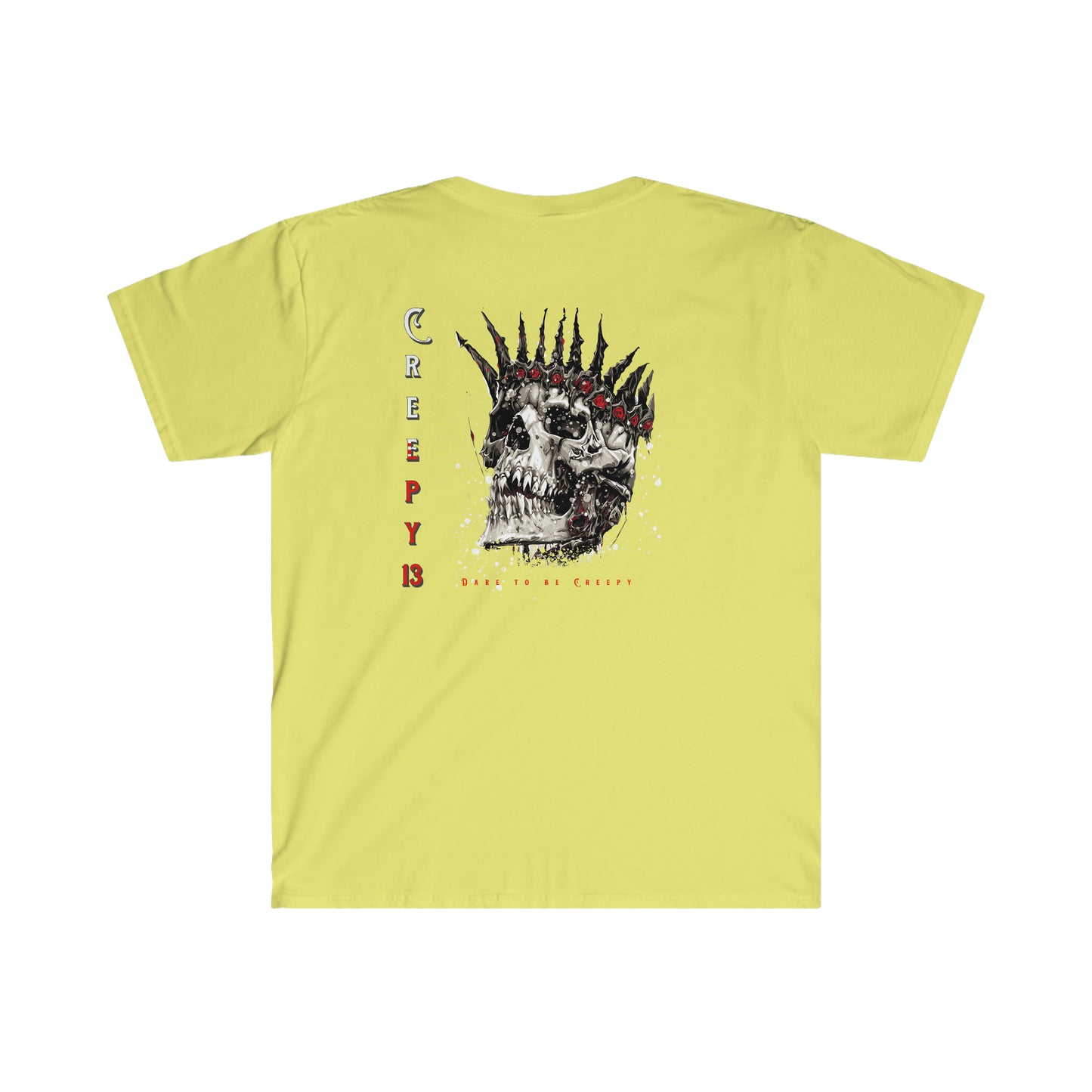 Skull Me front and back printed Unisex Softstyle T-Shirt