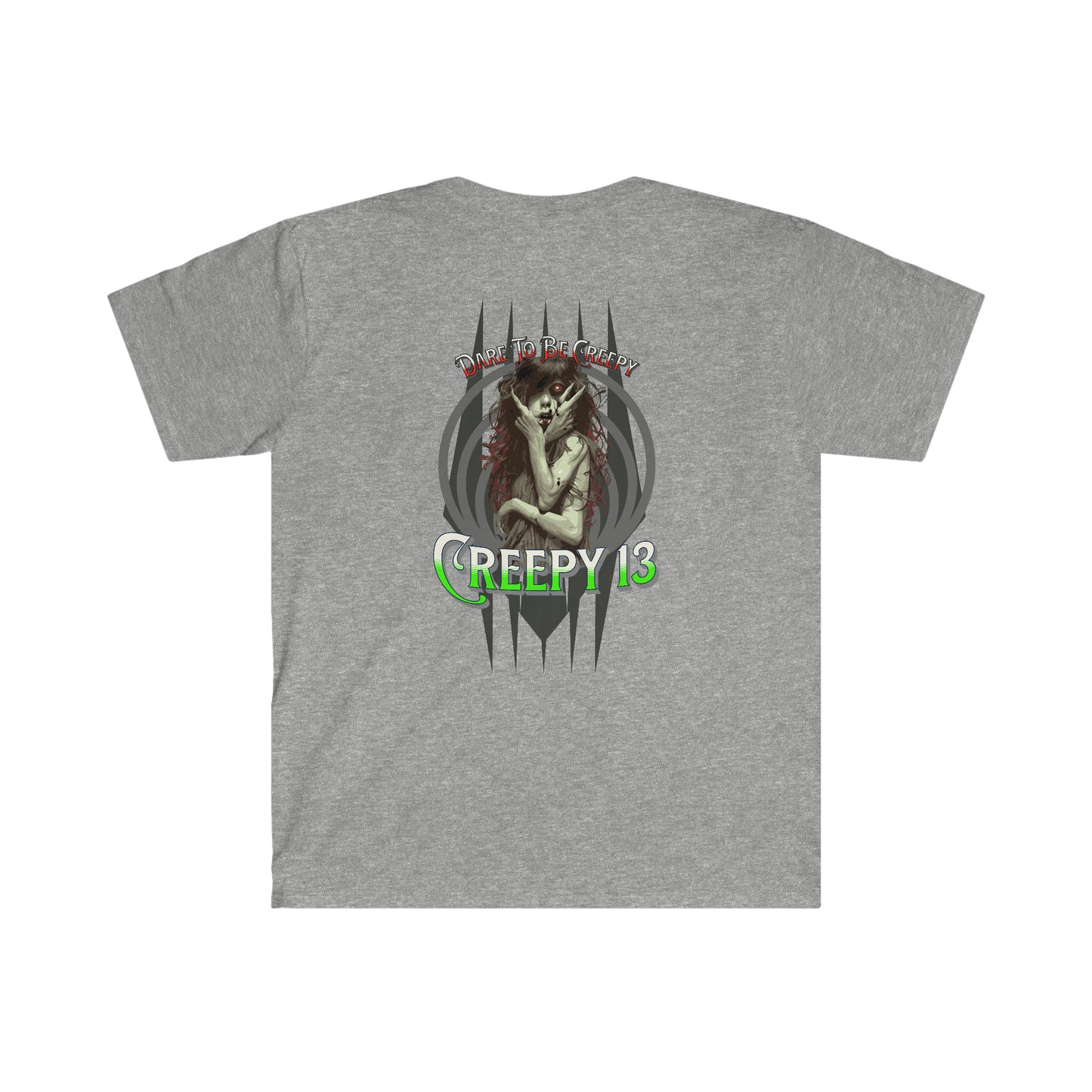 front and back printed Unisex Softstyle T-Shirt