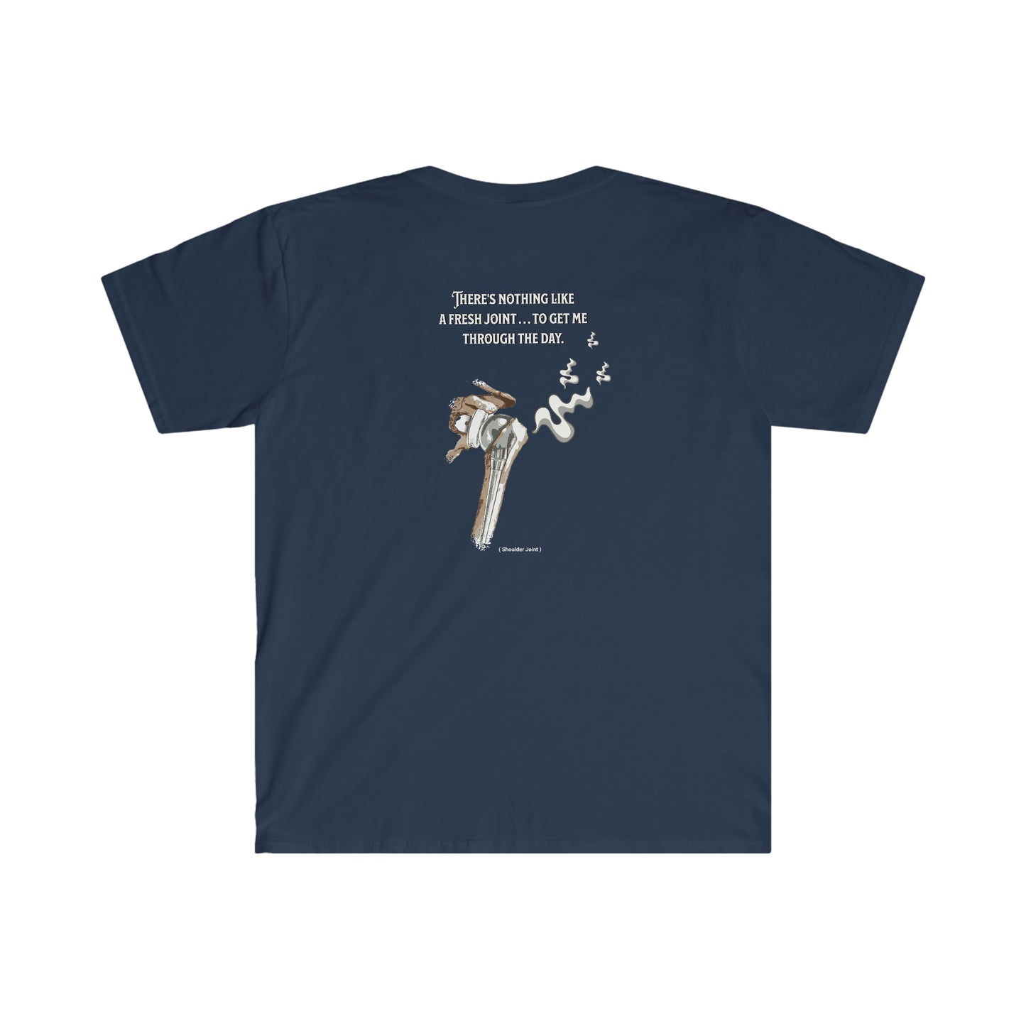 Shoulder Fresh Joint front and back printed Unisex Softstyle T-Shirt