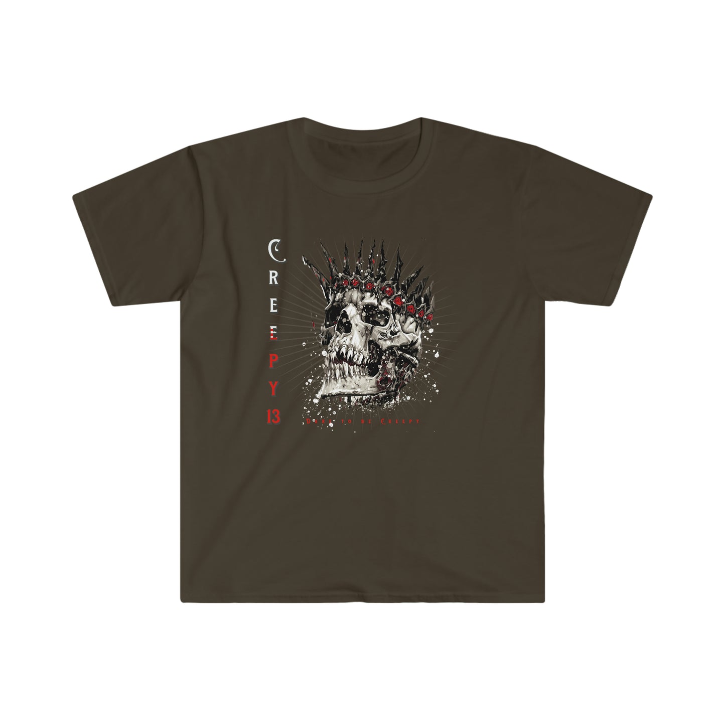 Skull Me front and back printed Unisex Softstyle T-Shirt