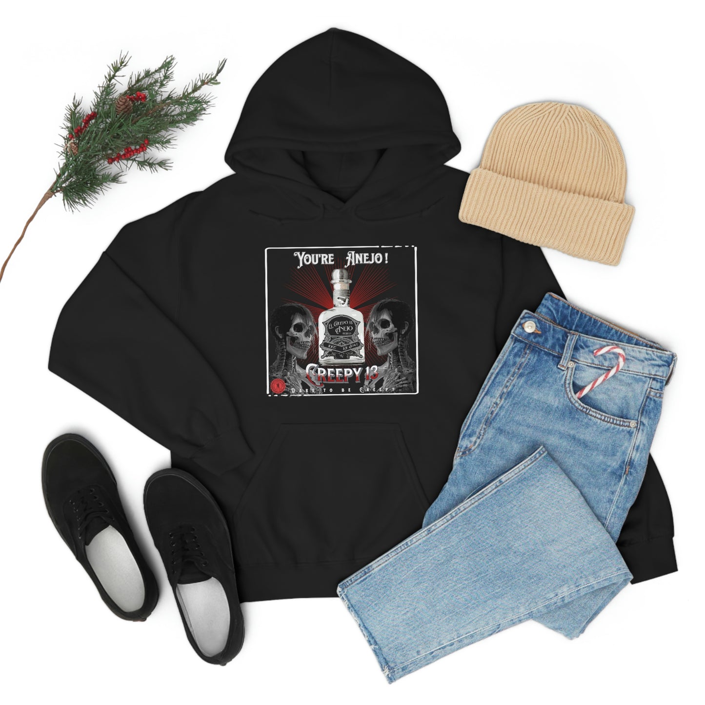 Front and back printed Unisex Heavy Blend™ Hooded Sweatshirt