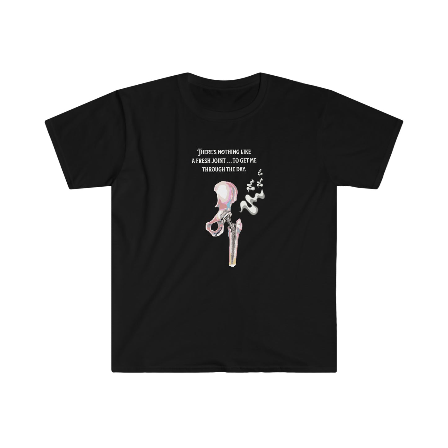 Hip Fresh Joint Front and back printed Unisex Softstyle T-Shirt