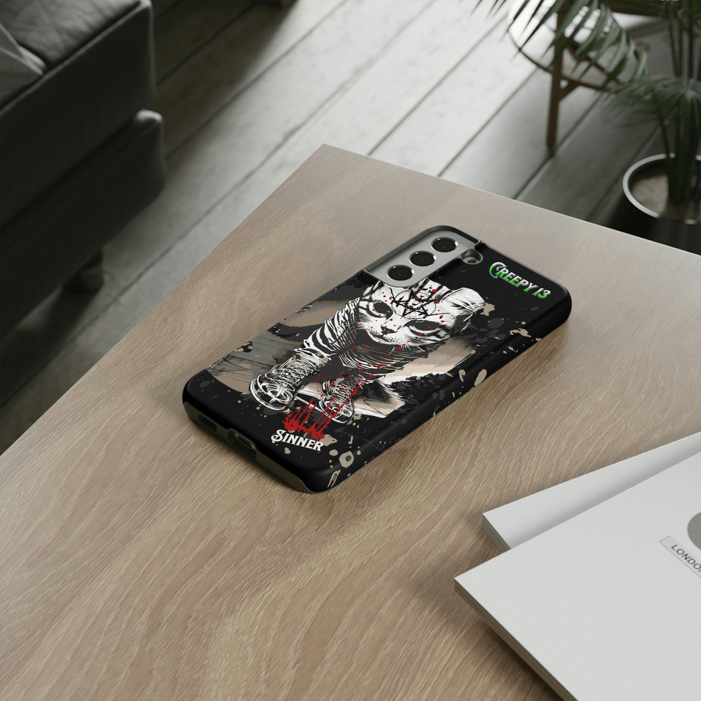 Evil Kitty Lover phone case Tough Cases