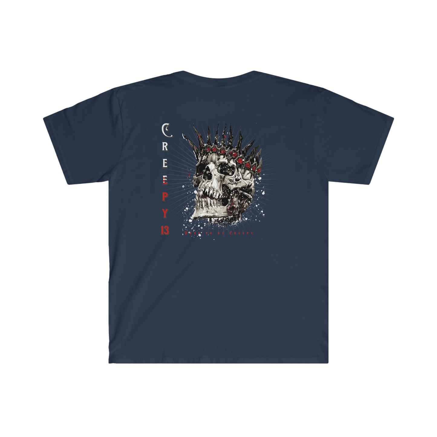 Skull Me front and back printed Unisex Softstyle T-Shirt