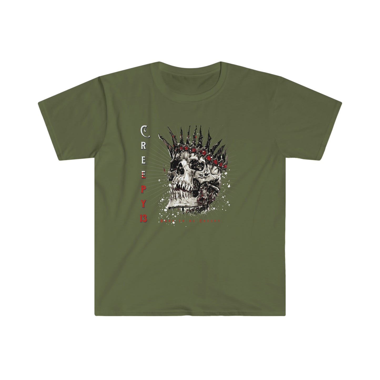 Skull Me front and back printed Unisex Softstyle T-Shirt