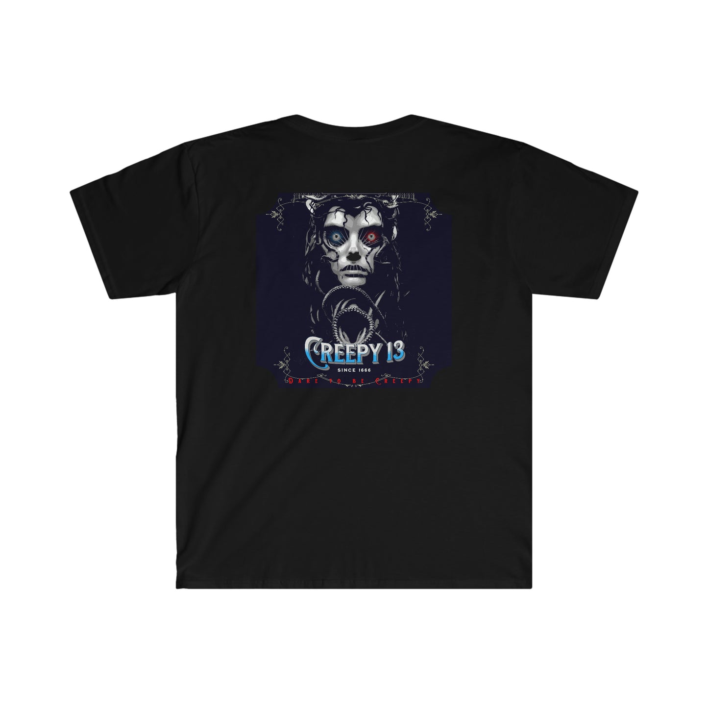 ( TENTA -THROAT ) Front and back printed Unisex Softstyle T-Shirt.