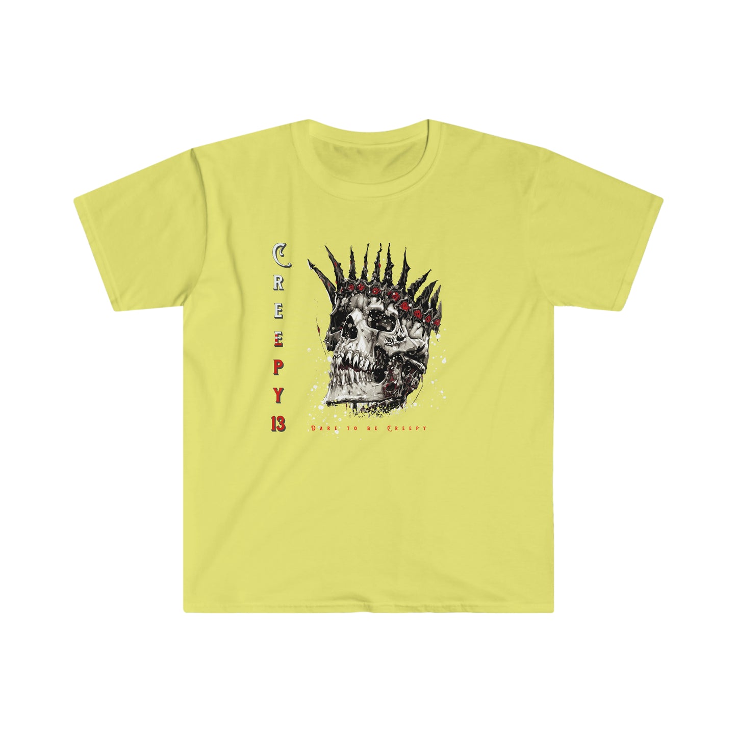 Skull Me front and back printed Unisex Softstyle T-Shirt