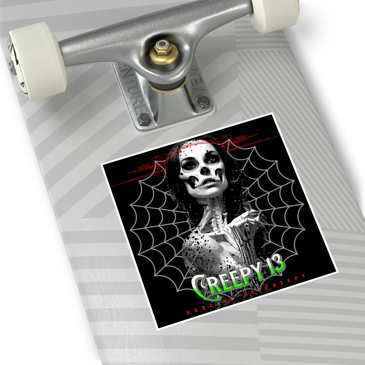 Creepy 13 Square Vinyl Stickers Other Goodies