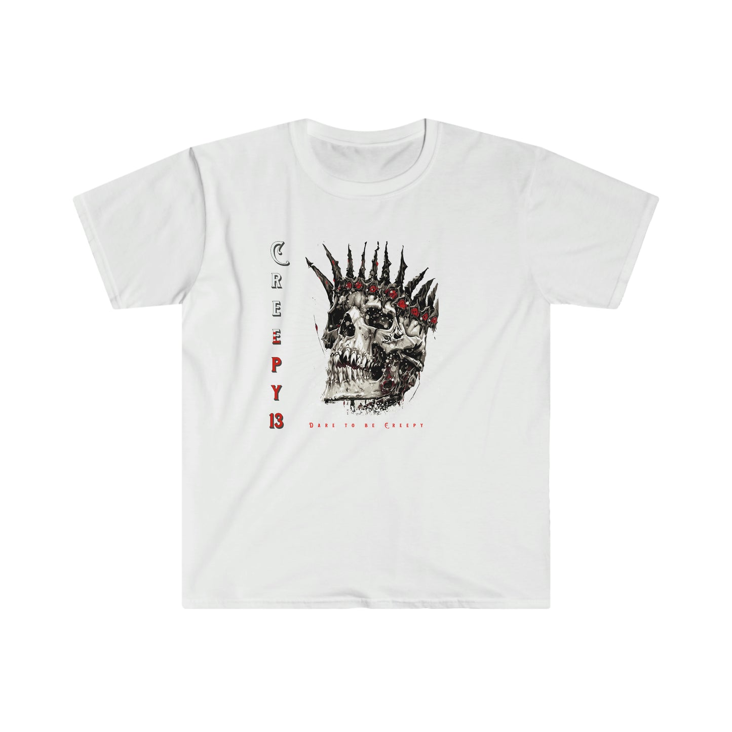 Skull Me front and back printed Unisex Softstyle T-Shirt