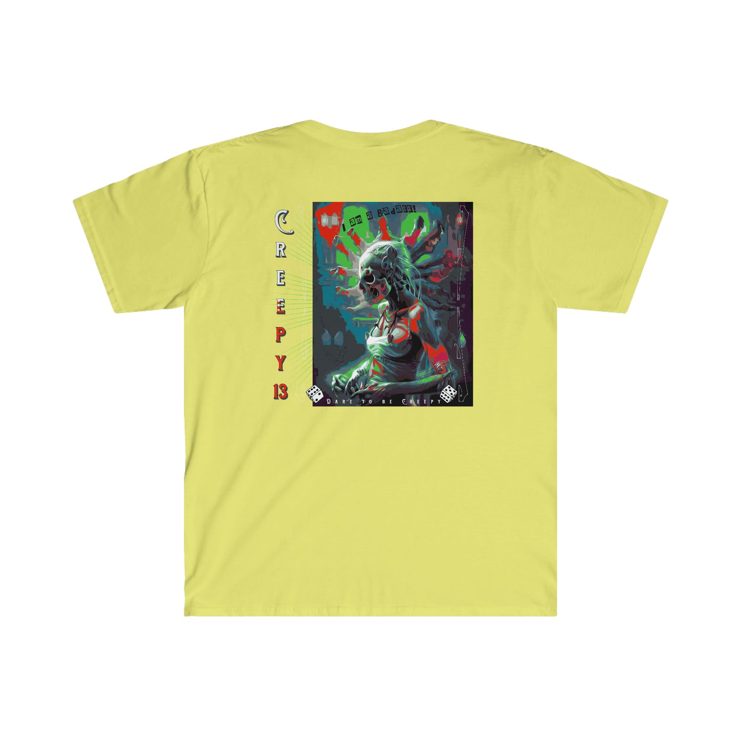 Front and back printed Unisex Softstyle T-Shirt