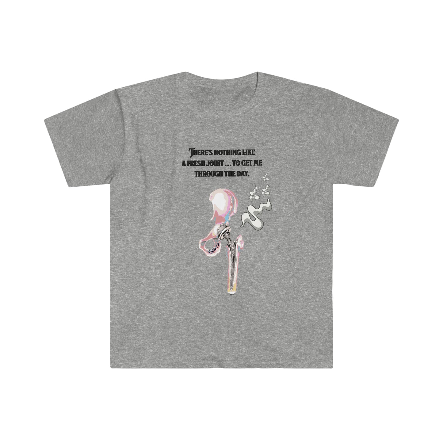 Hip Fresh Joint Front and back printed Unisex Softstyle T-Shirt
