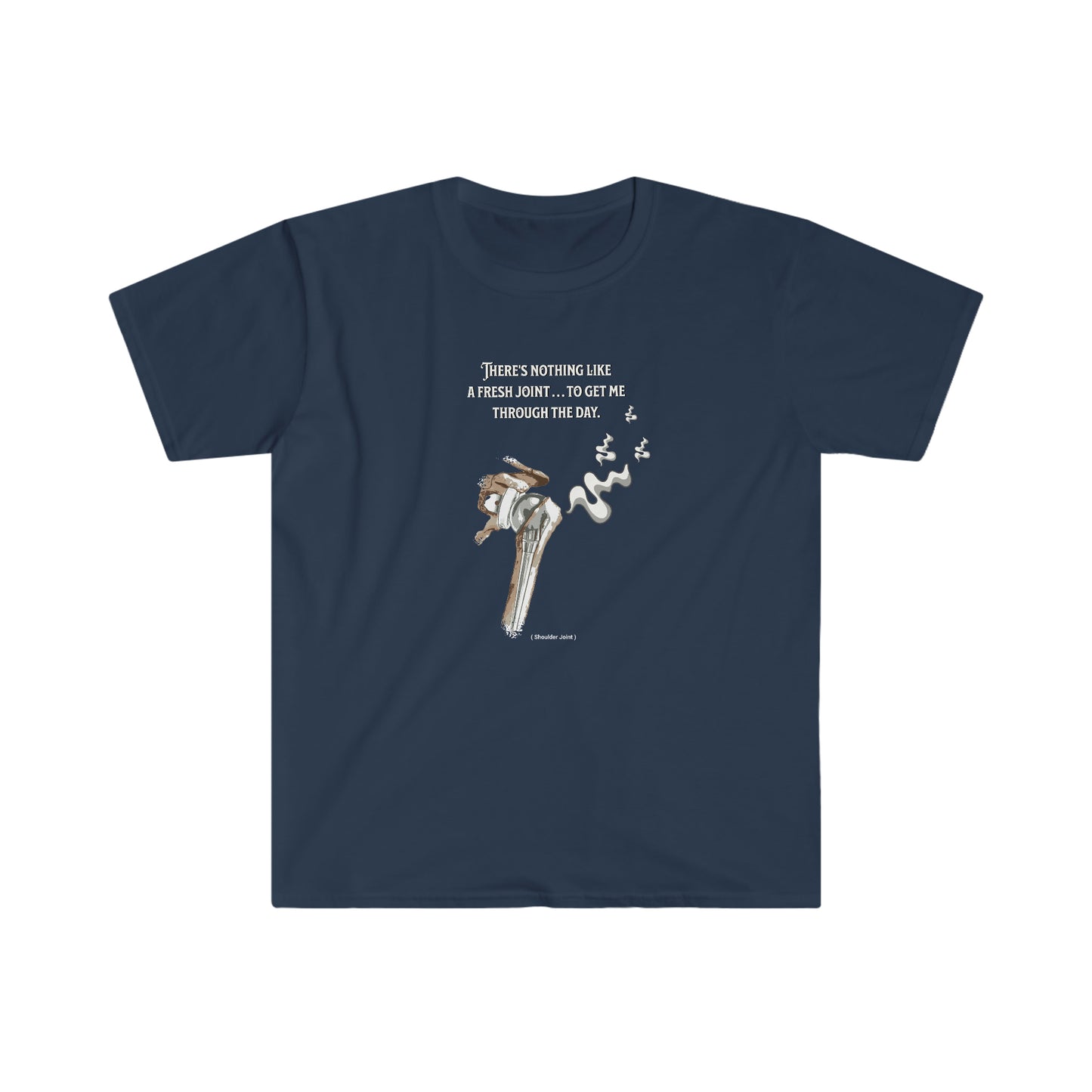 Shoulder Fresh Joint front and back printed Unisex Softstyle T-Shirt