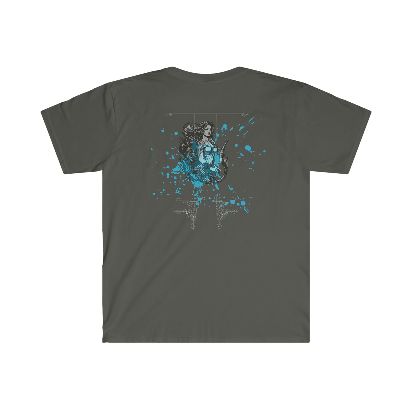 Audras Mermaid front and back printed T-Shirt