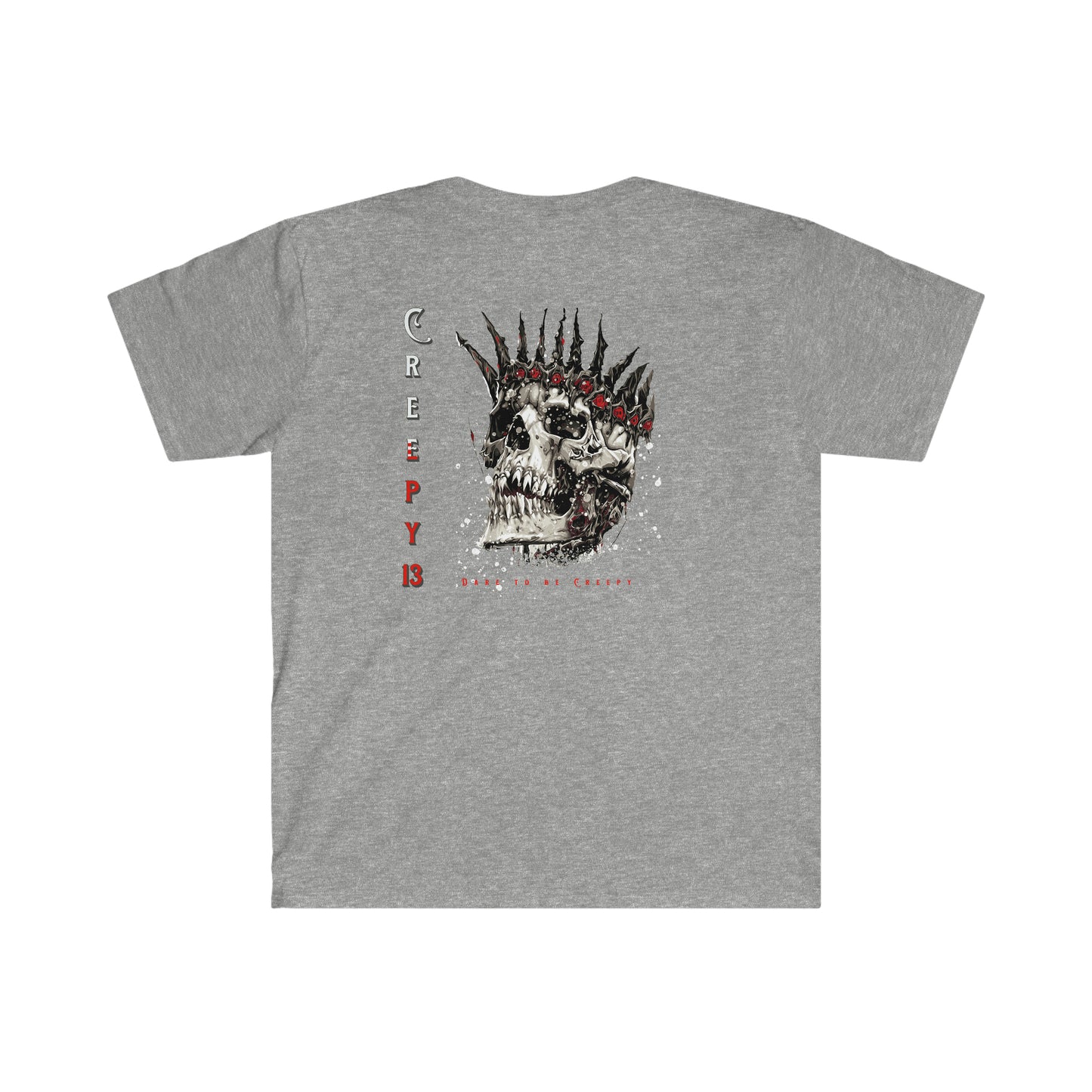 Skull Me front and back printed Unisex Softstyle T-Shirt