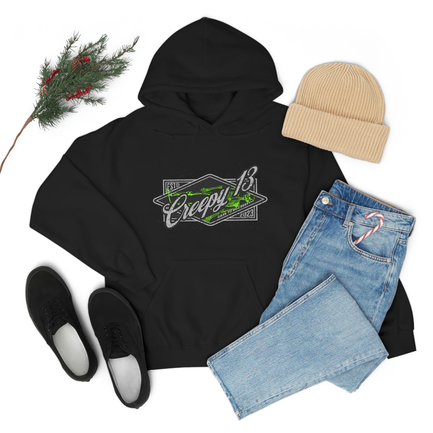 Front and back printed Unisex Heavy Blend™ Hooded Sweatshirt