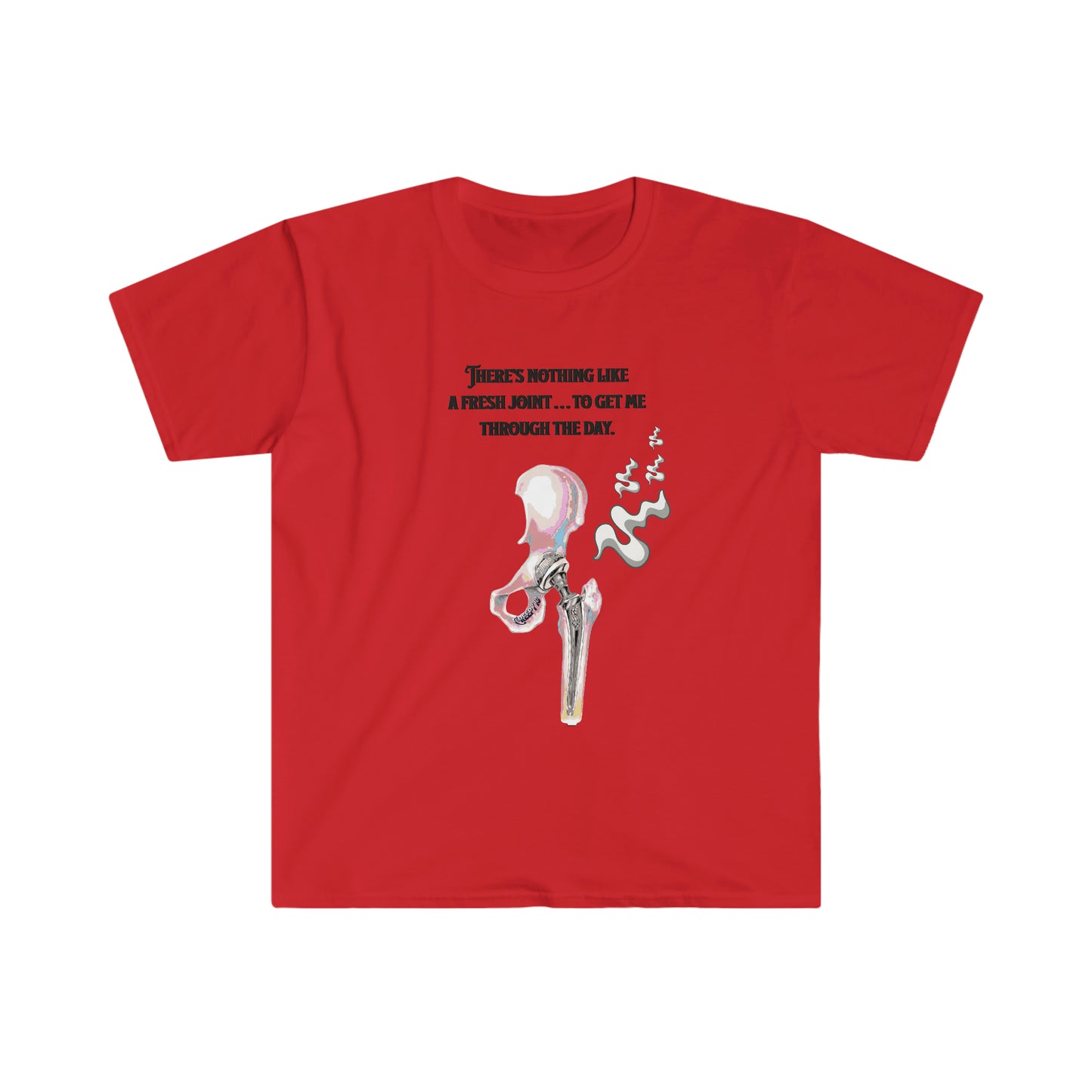 Hip Fresh Joint Front and back printed Unisex Softstyle T-Shirt