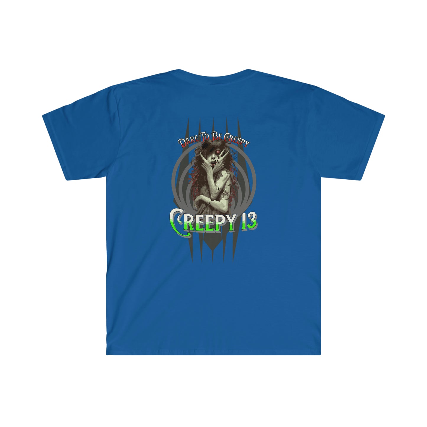 front and back printed Unisex Softstyle T-Shirt