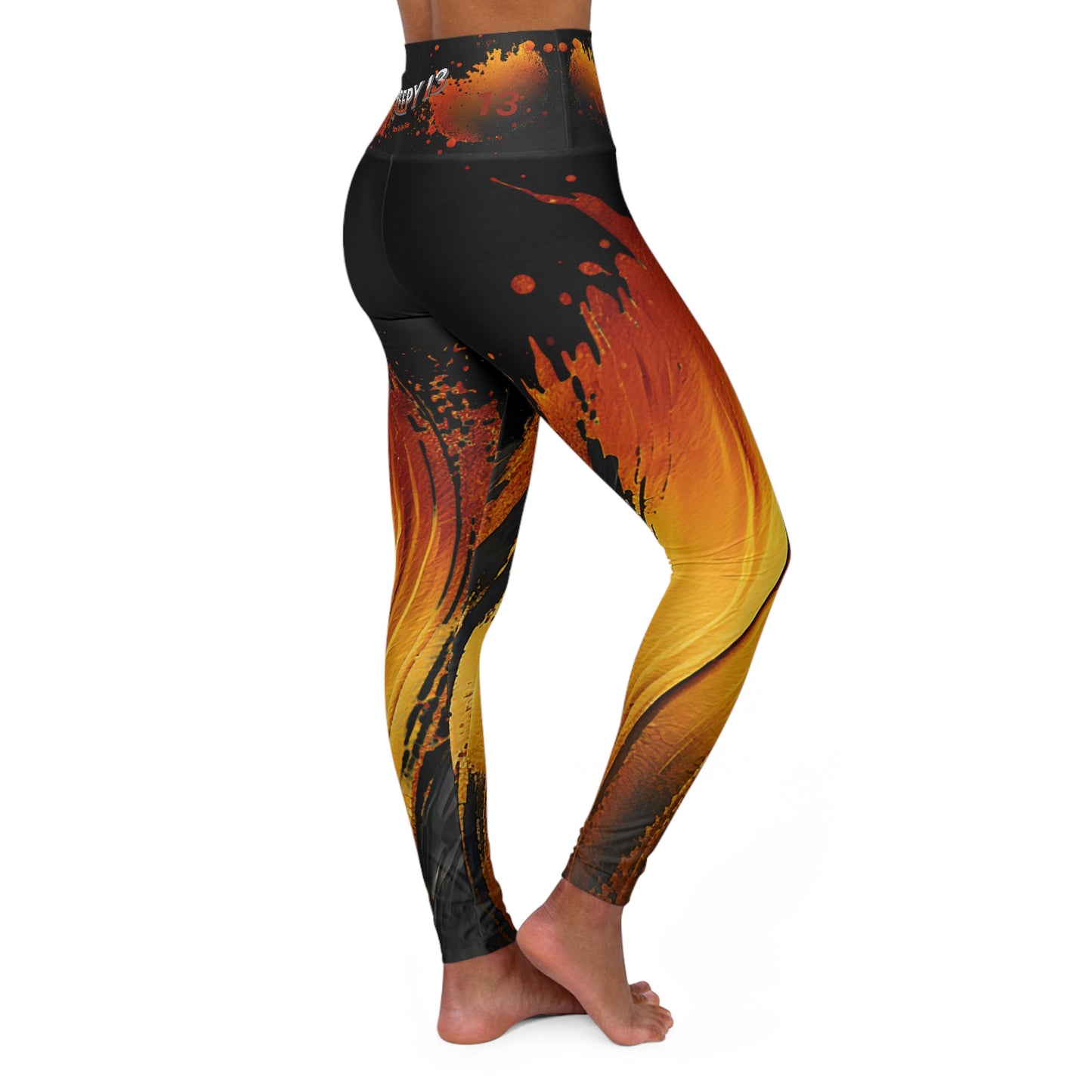 Creepy 13 fire High Waisted Yoga Leggings other goodies