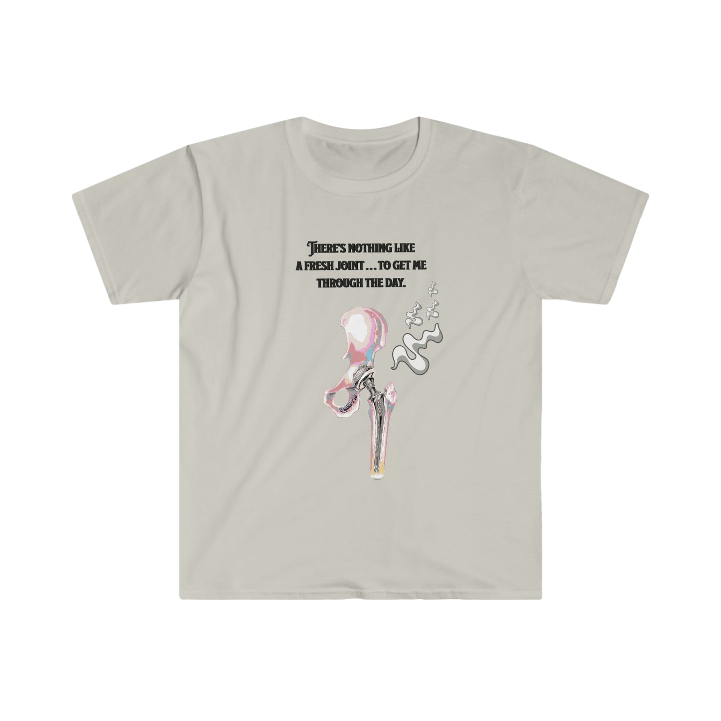 Hip Fresh Joint Front and back printed Unisex Softstyle T-Shirt