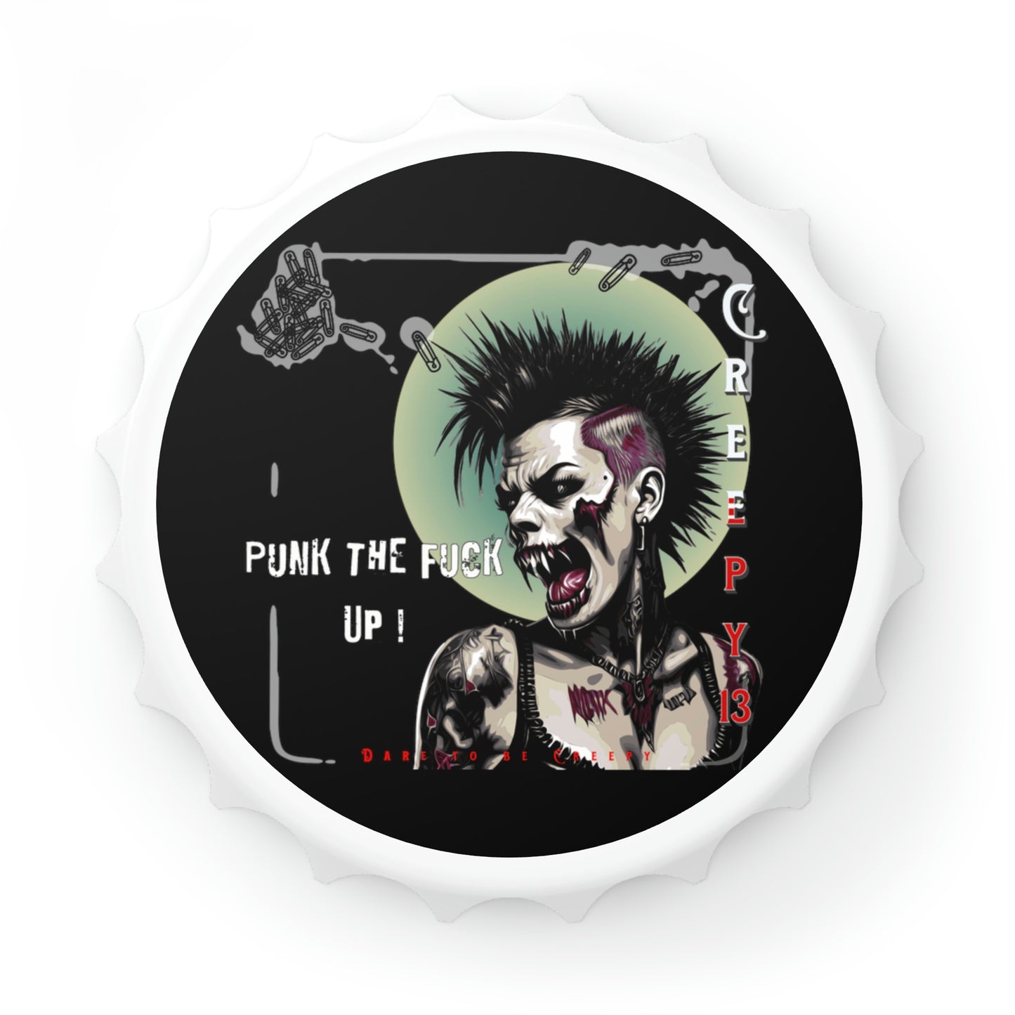 Creepy 13 ( punk the fuck up ) Bottle Opener Other Goodies