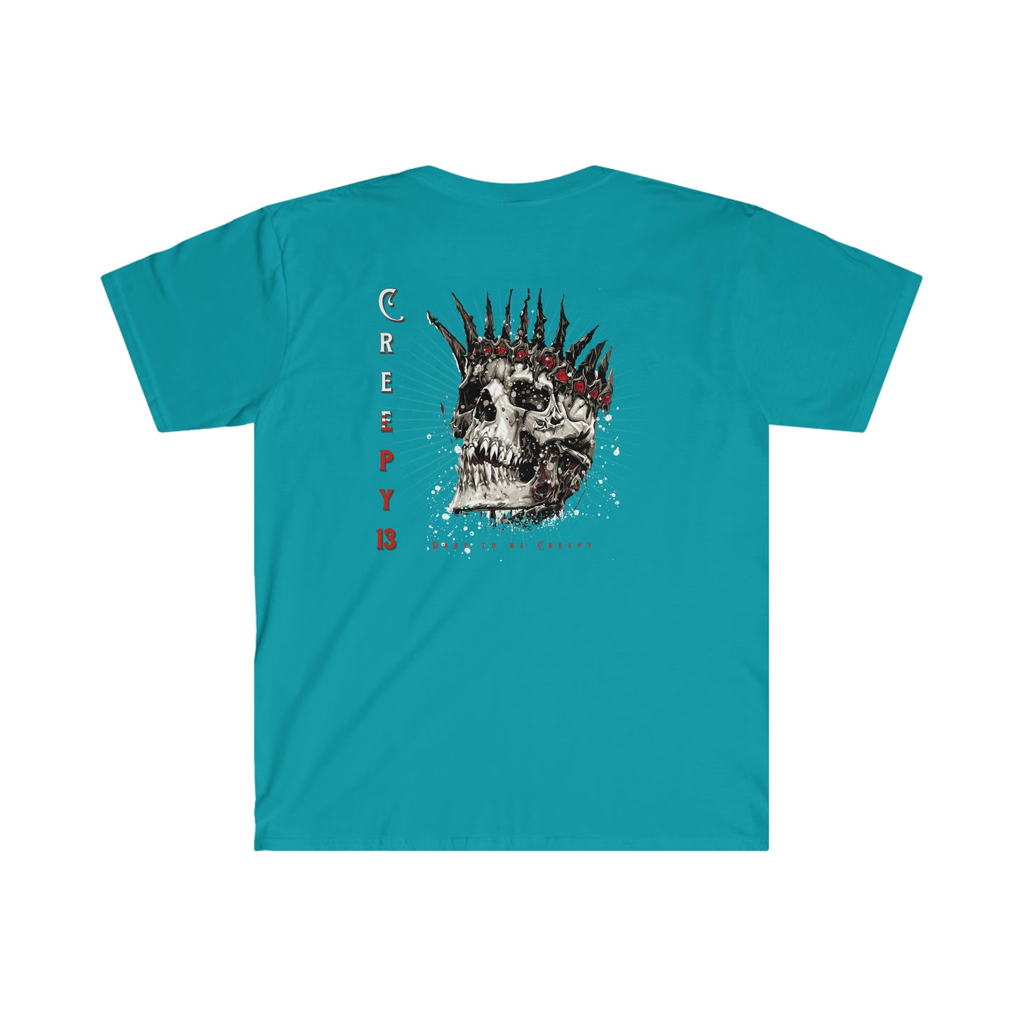 Skull Me front and back printed Unisex Softstyle T-Shirt