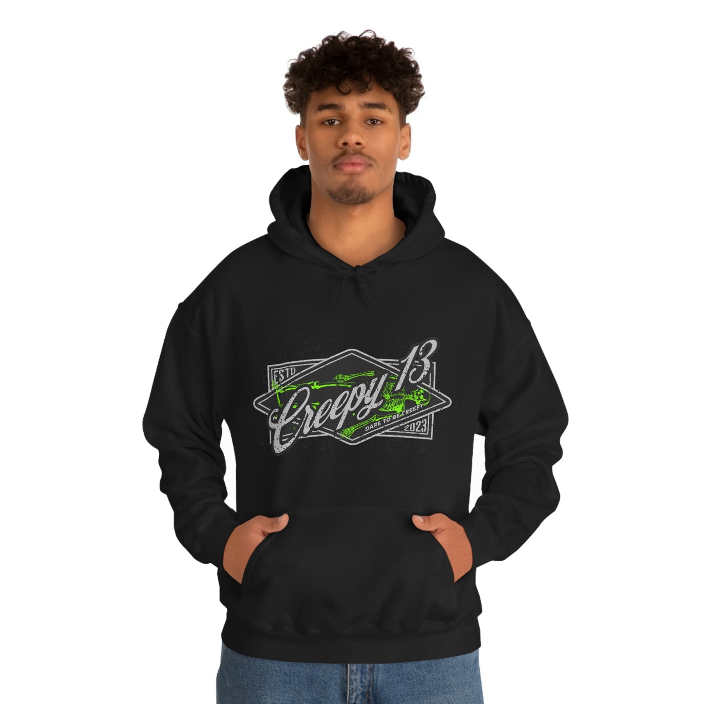 Front and back printed Unisex Heavy Blend™ Hooded Sweatshirt