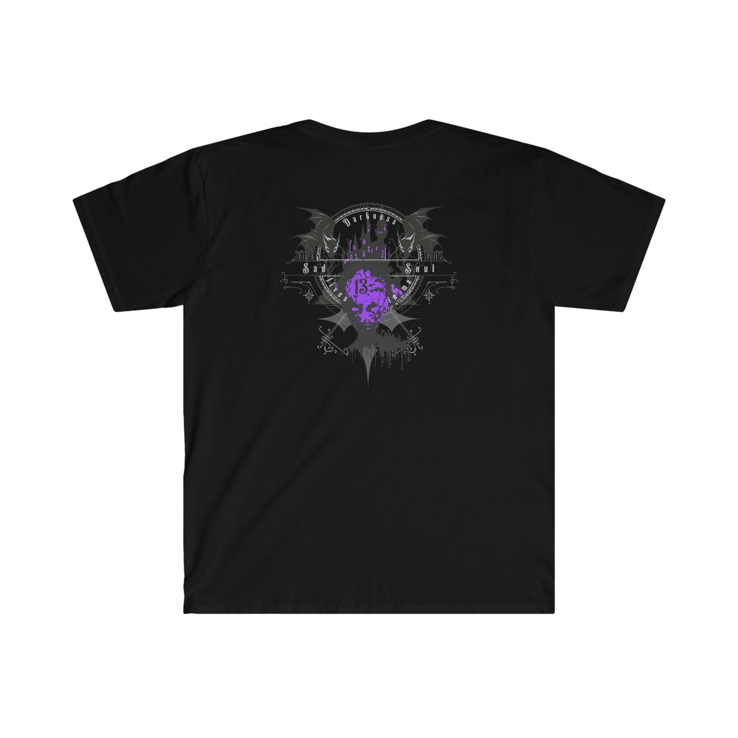 Goth is not a phase front and back printed Unisex Softstyle T-Shirt