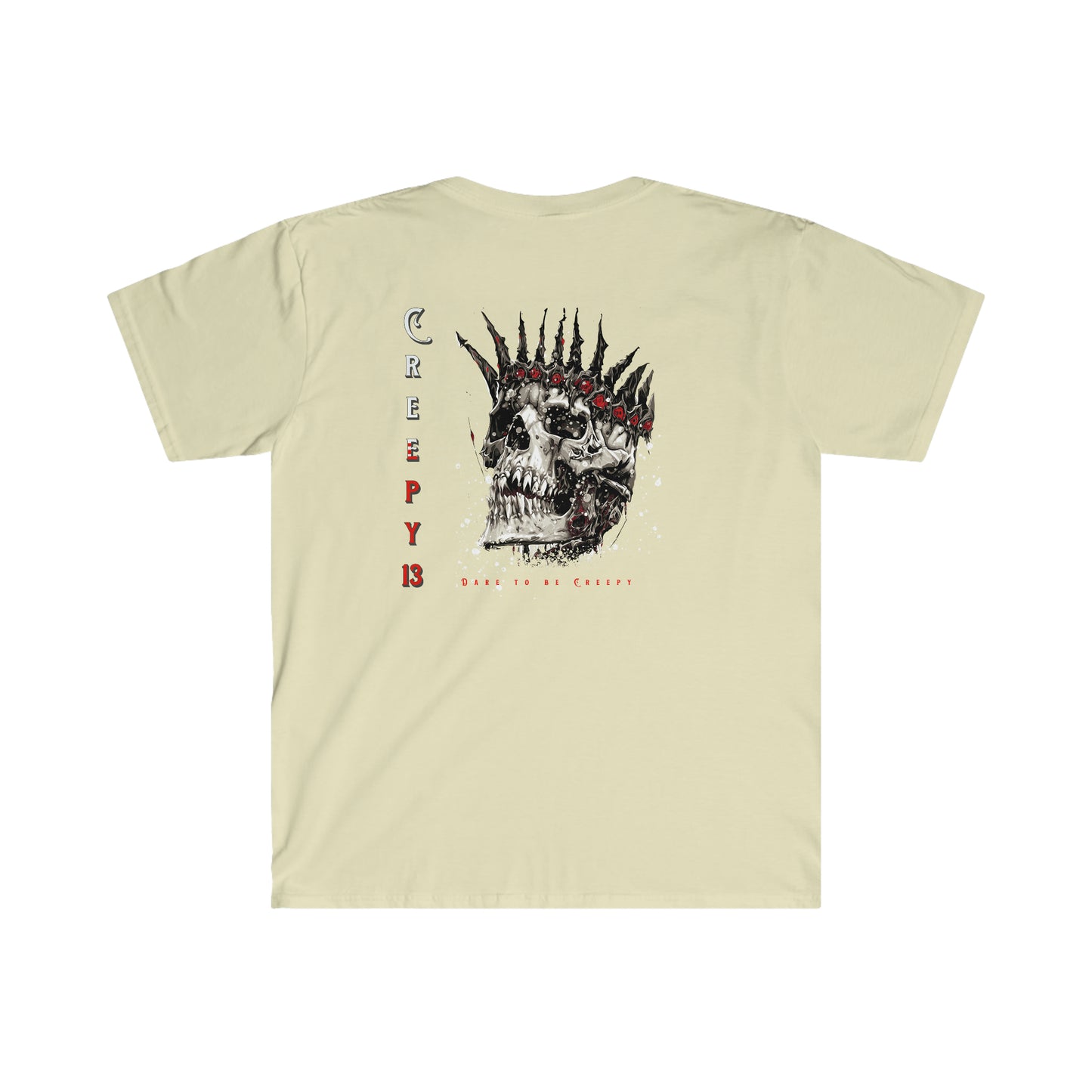 Skull Me front and back printed Unisex Softstyle T-Shirt