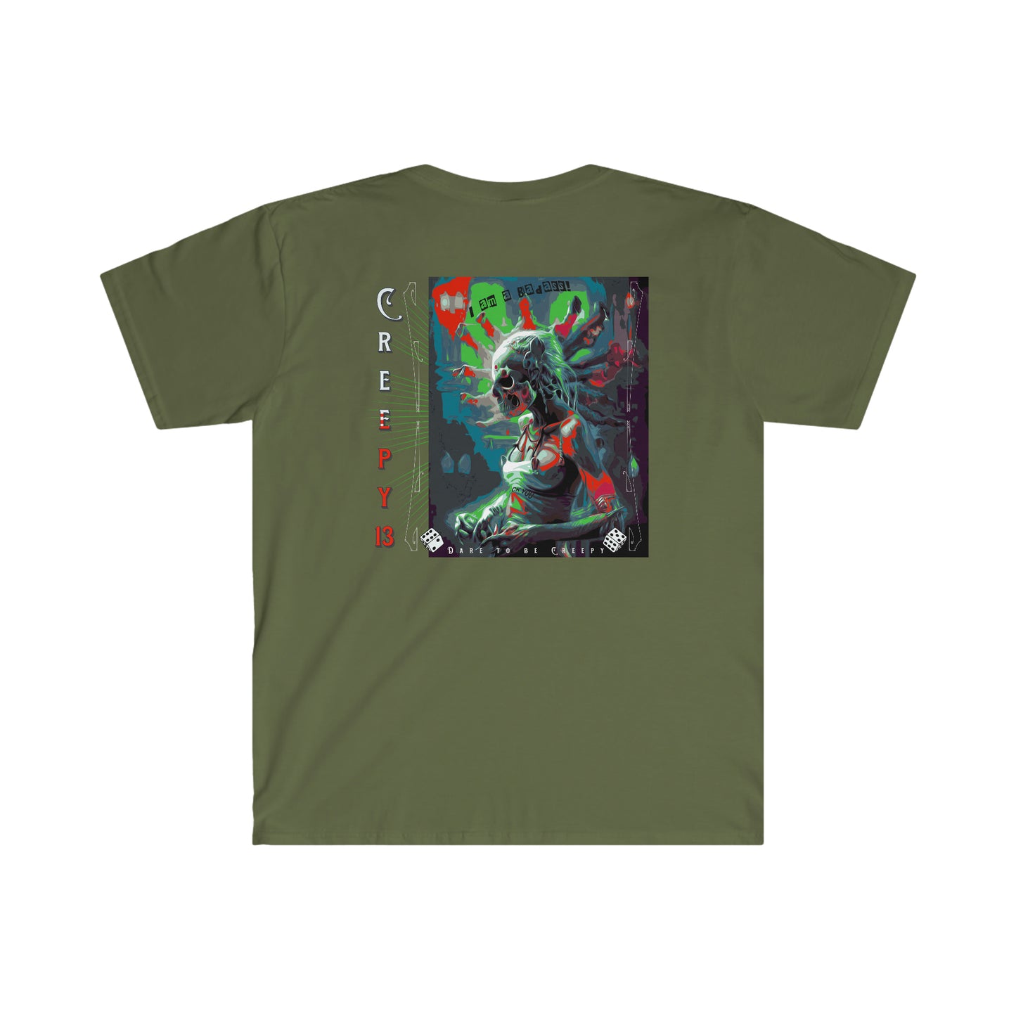 Front and back printed Unisex Softstyle T-Shirt