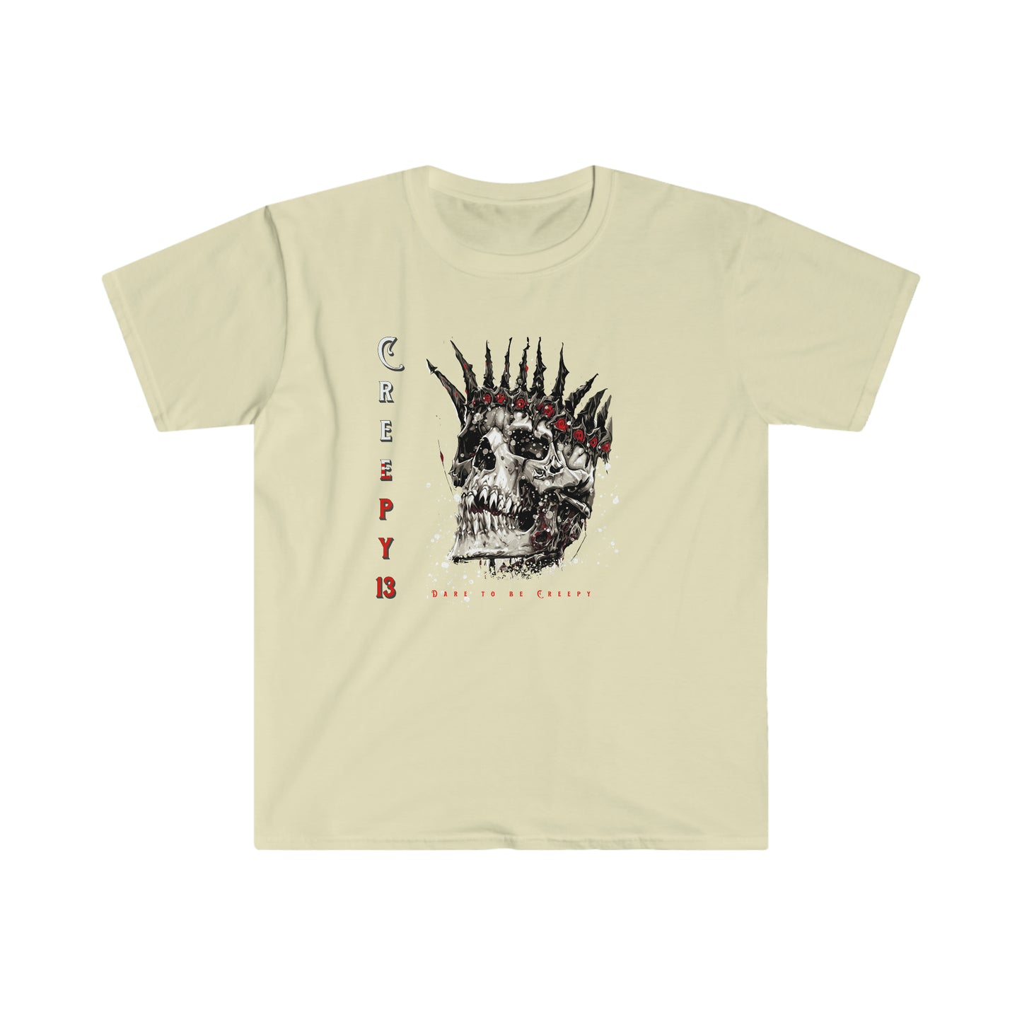 Skull Me front and back printed Unisex Softstyle T-Shirt