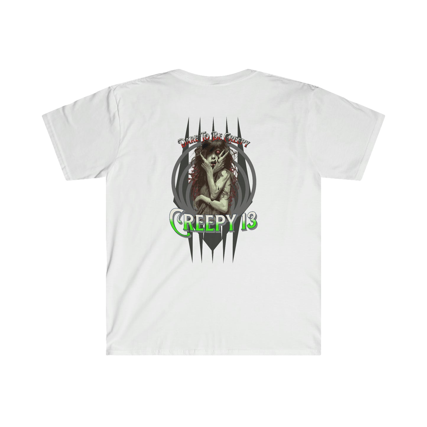 front and back printed Unisex Softstyle T-Shirt