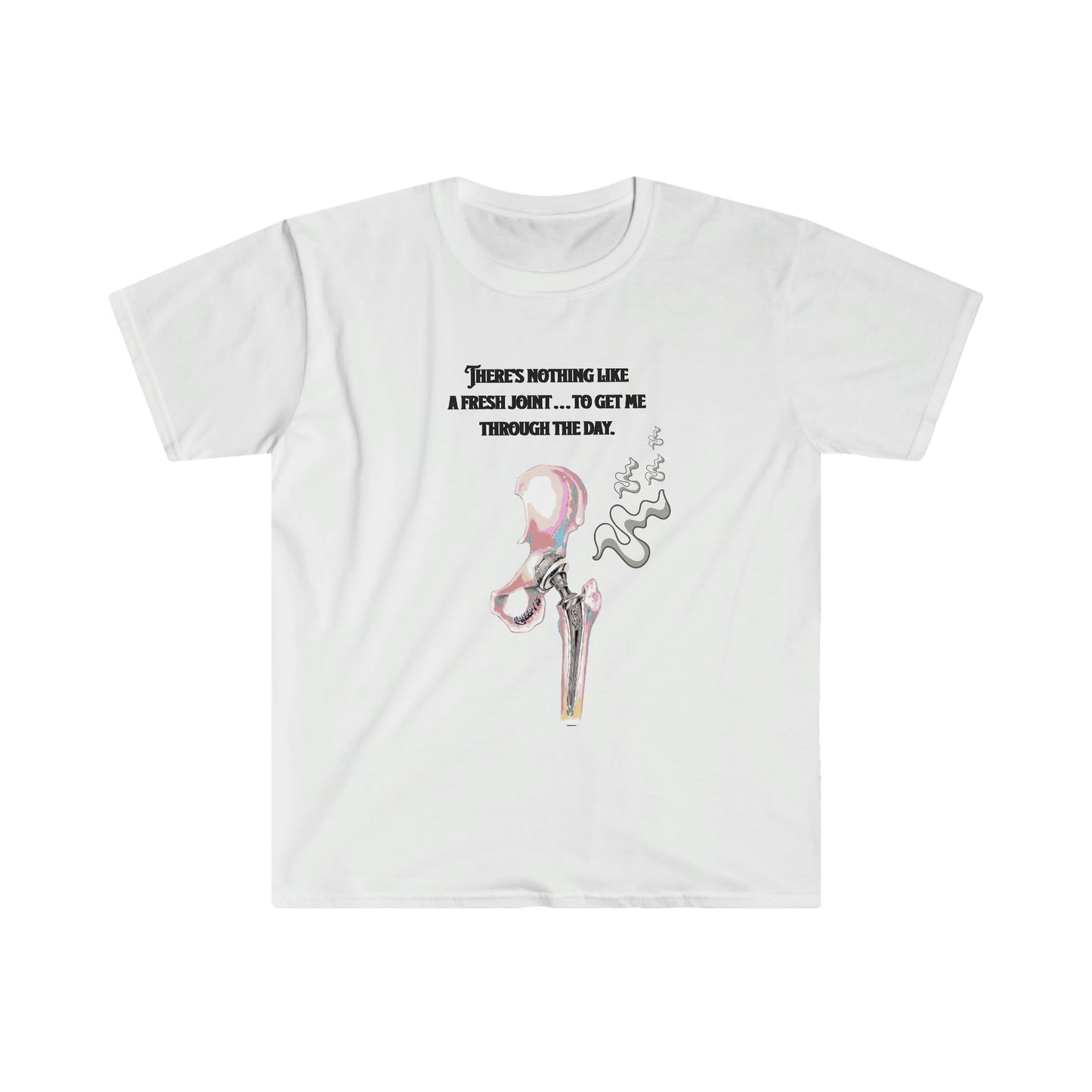 Hip Fresh Joint Front and back printed Unisex Softstyle T-Shirt