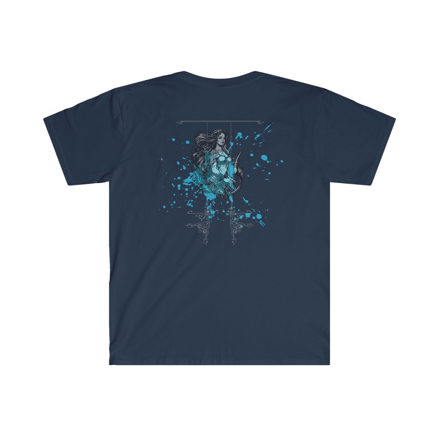 Audras Mermaid front and back printed T-Shirt