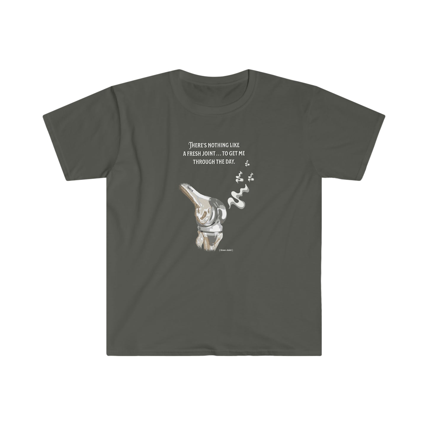 Knee Fresh Joint front and back printed Unisex Softstyle T-Shirt