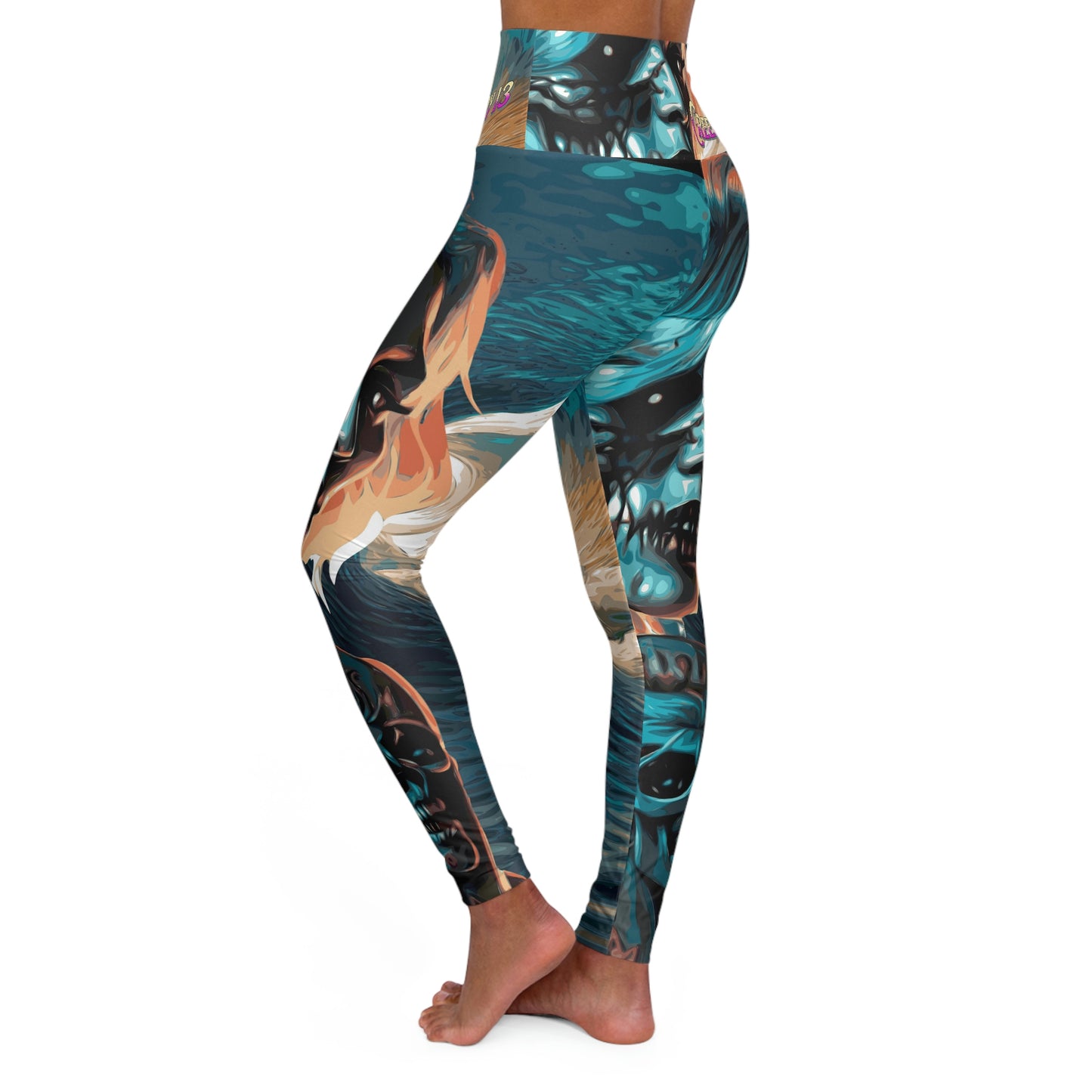 Creepy 13 Wave Girl High Waisted Yoga Leggings other goodies