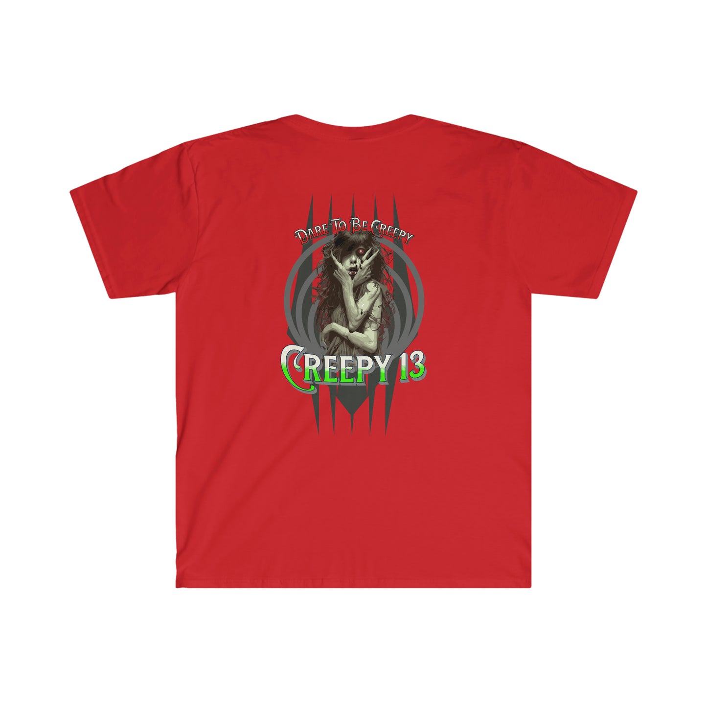 front and back printed Unisex Softstyle T-Shirt