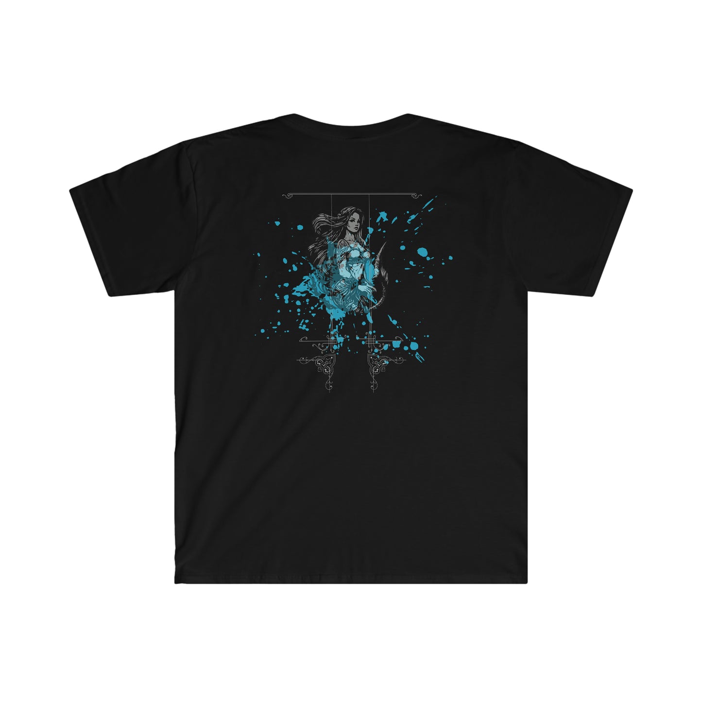 Audras Mermaid front and back printed T-Shirt