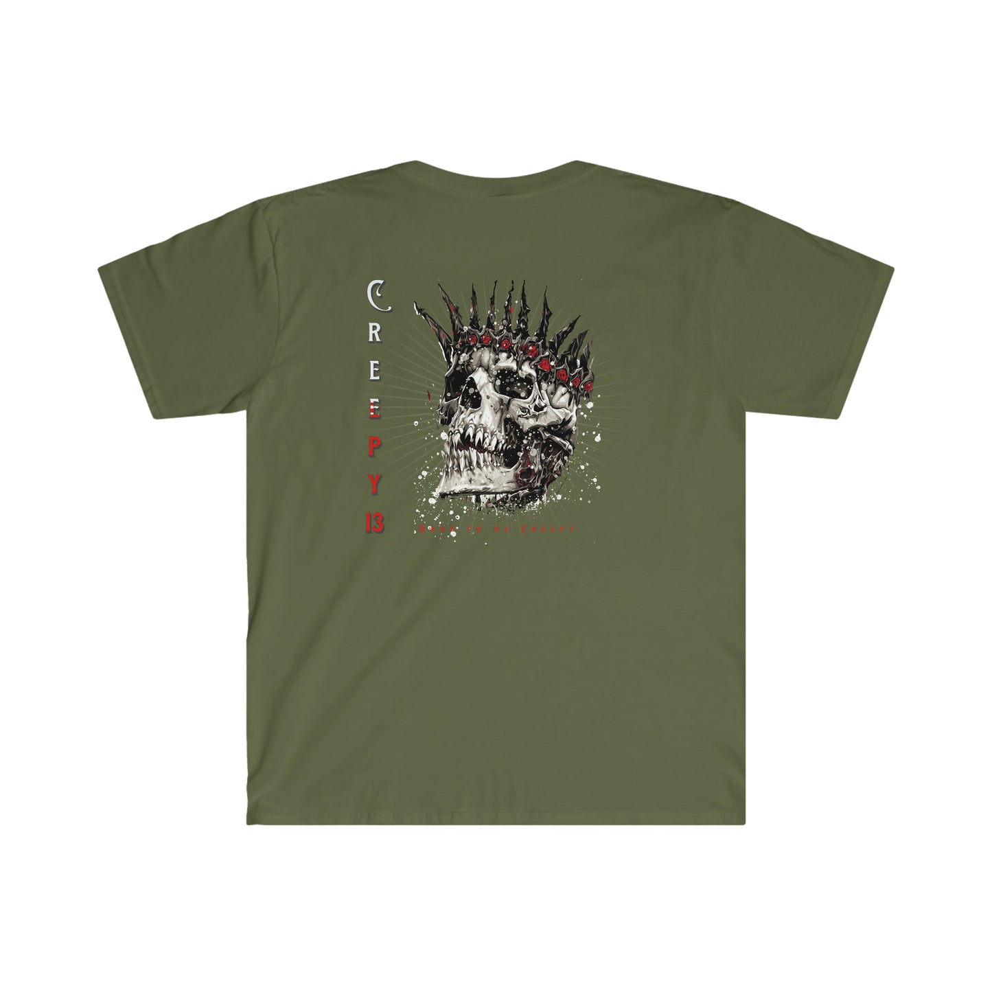 Skull Me front and back printed Unisex Softstyle T-Shirt