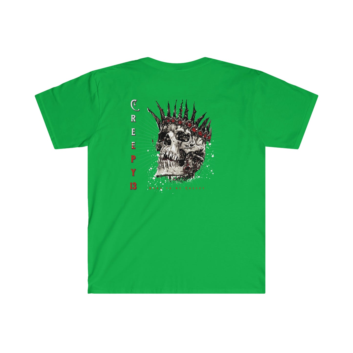 Skull Me front and back printed Unisex Softstyle T-Shirt