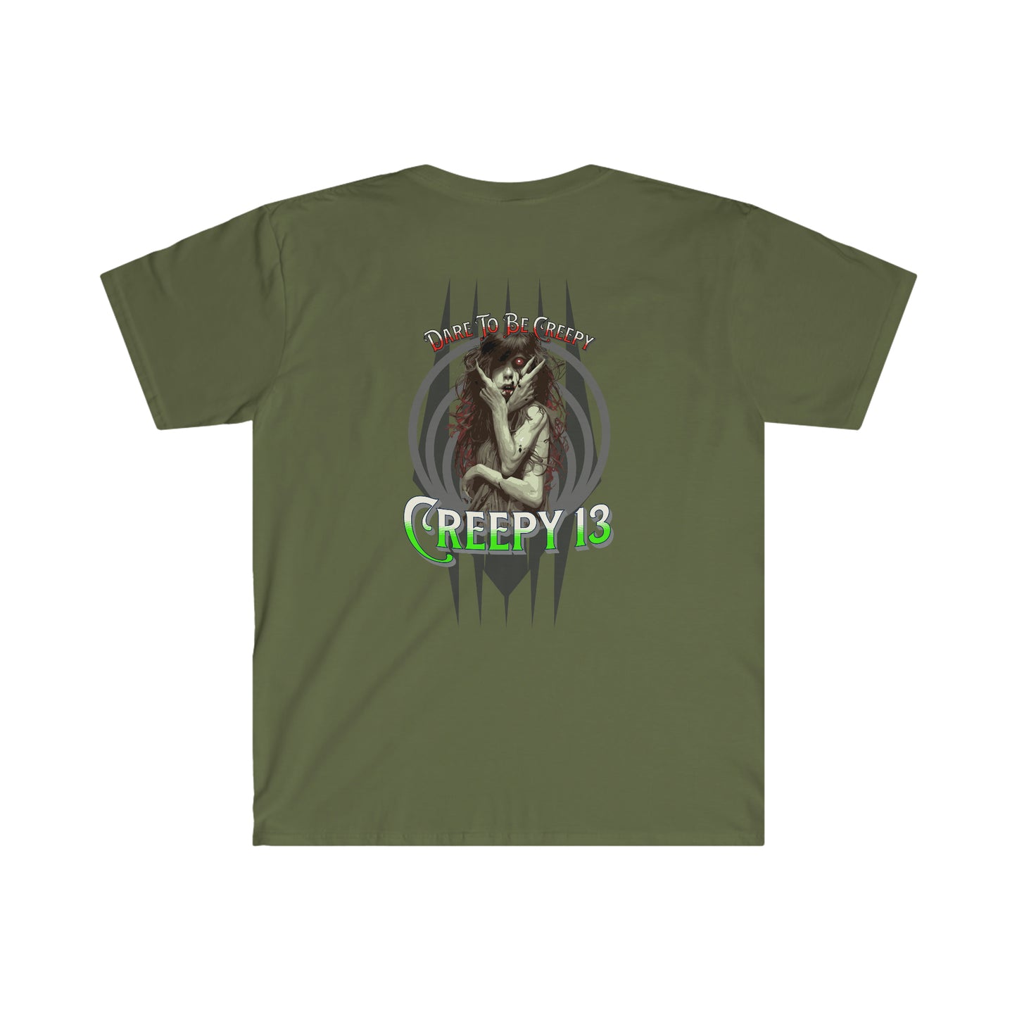 front and back printed Unisex Softstyle T-Shirt