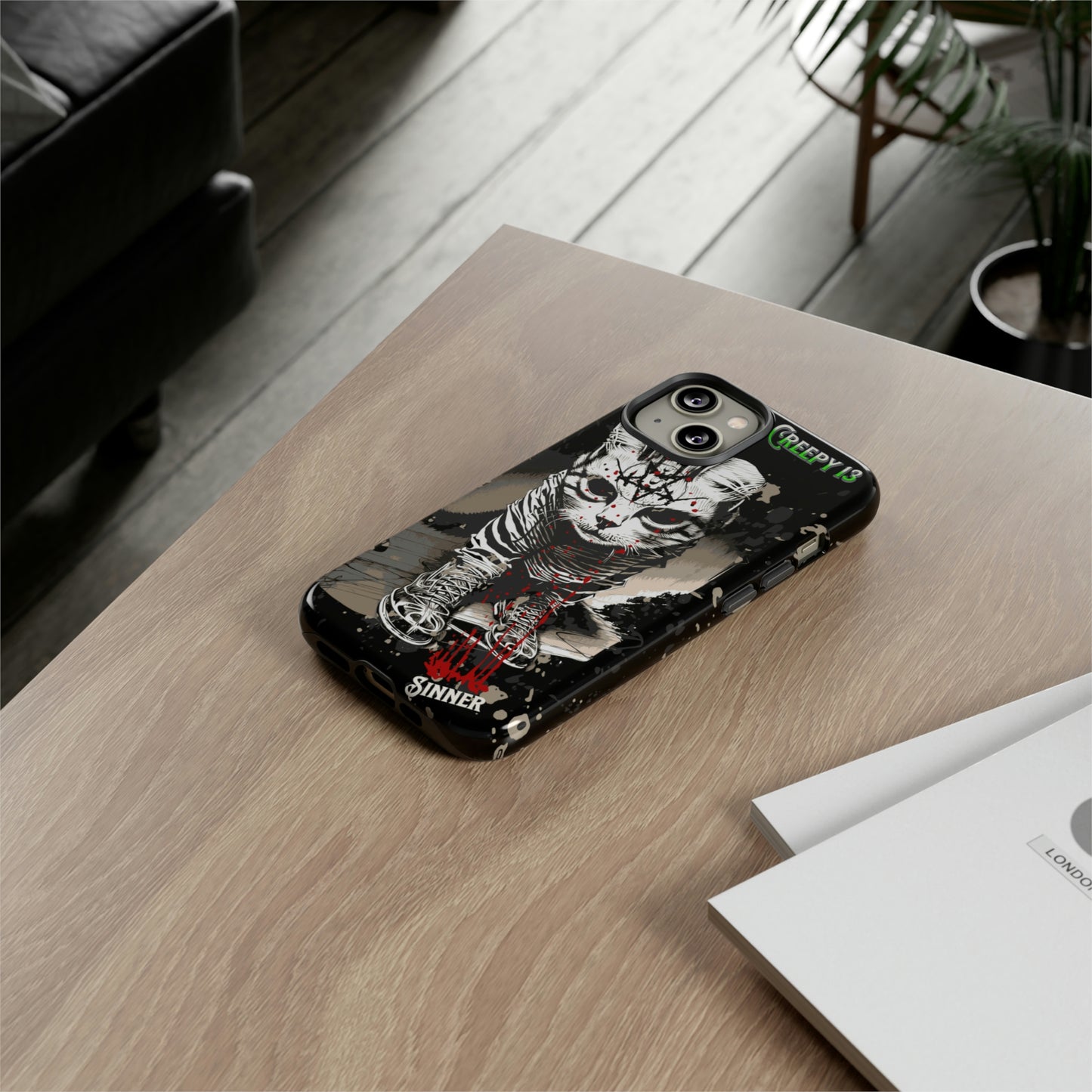 Evil Kitty Lover phone case Tough Cases